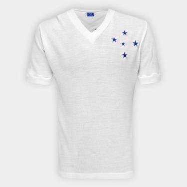 Imagem de Camiseta Cruzeiro Retrô Libertadores 1976 - Oldoni Sports, Branco, EG