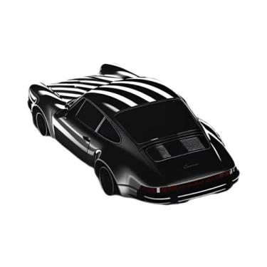 Imagem de Pôster De Arte De Carro Luxuoso Em Preto E Branco, Impressão Em Tela P