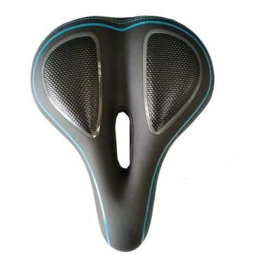 Imagem de Selim Absolute Com Gel Elastômero Super Confortável Bike Cor Azul