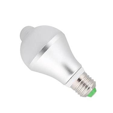 Imagem de E27 5W PIR Movimento infravermelho Sensor LED Lâmpada Auto On Off Economia de energia brilhante 5630 SMD Contas de lâmpada para banheiro Estacionamento Corredor Escada Escritório (Branco quente 3200K)