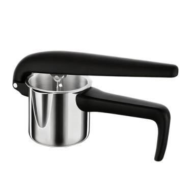 Imagem de Espremedor de frutas cítricas de aço inoxidável portátil para cozinha de grau alimentício | Espremedor de frutas cítricas - para suco de limão, toranja, maracujá