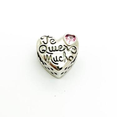 Imagem de Berloque Coraçãote Quero Mucho Prata 925