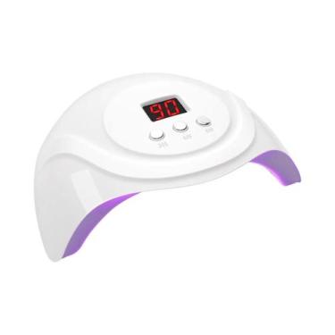 Imagem de Lâmpada UV LED Para Unhas 72W Com 24 LEDs, Sensor Infravermelho, Secag