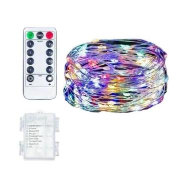 Imagem de Luzes De Fada Com Fio De Cobre Reguláveis 50-300 LEDs, Operadas a Pilh