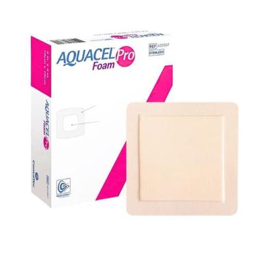 Imagem de Curativo aquacel foam pro 15 x 15 com adesivo caixa (c/10 unds) - conv