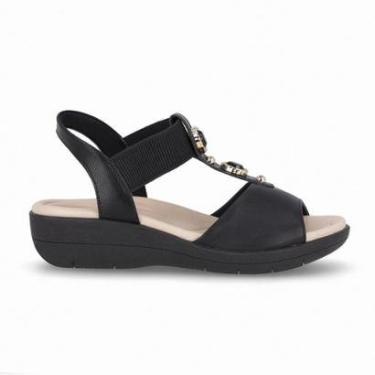 Imagem de Sandália Piccadilly Fascite Anabela Feminina-Feminino
