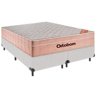 Imagem de Cama Box King e Colchão Airtech Spring Pocket Molas Ensacadas Ortobom 
