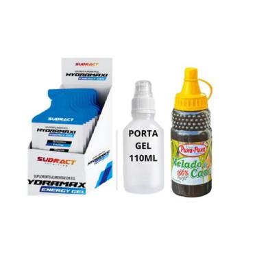 Imagem de Hydramaxi Gel Sudract Melado Carbo Cana e Porta Gel Esporte Sabor:Maça