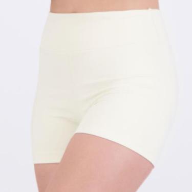 Imagem de Shorts Fila Flat Life Feminino Creme Claro, M