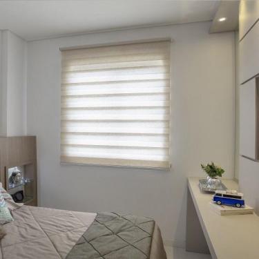 Imagem de Persiana Rolo Dupla (1,20Lar. x 1,50Alt.) Double Vision Tecido Translu