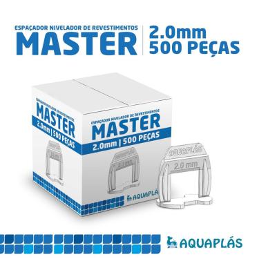 Imagem de Nivelador Espaçador Para Porcelanato, Pisos E Revestimentos Linha Master 2,0mm Aquaplas - Pacote 500 Peças