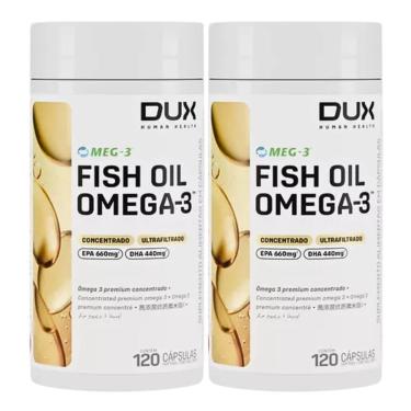 Imagem de Kit 2xFish Oil Dux Nutrition 120 cápsulas Concentrado Omega3-Masculino