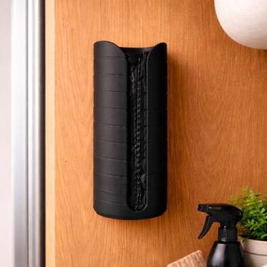 Imagem de Suporte preto porta sacos organizador de sacolinhas - RELET