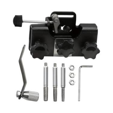 Imagem de Kit Portátil De Afiador De Motosserra Manual Com Manivela, Ferramenta 