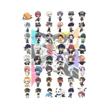 Imagem de Adesivos De Graffiti Blue Lock 50 Peças Impermeáveis Para Guitarra, Ba