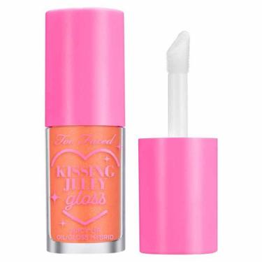 Imagem de Brilho Labial Too Faced Kissing Jelly Gloss 4,5ml, Peach Rings
