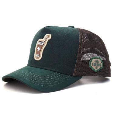 Imagem de Boné Sacudido`s - Tereré - Suede Verde Escuro