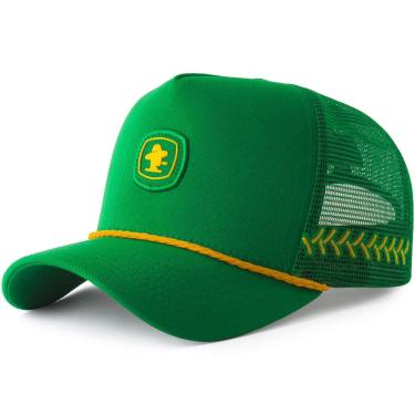 Imagem de Boné Sacudido`s Linha Trator - Verde e Amarelo