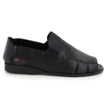 Imagem de Chinelo Masculino Couro Legitimo Elegante 888P-Masculino