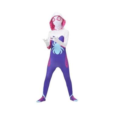 Imagem de Fantasia De Mulher-Aranha Gwen Stacy Para Meninas, Fantasia De Hallowe