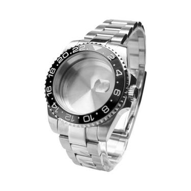 Imagem de Caixa De Relógio De Mergulho À Prova d'Água De 40mm Com Bezel Preto, V