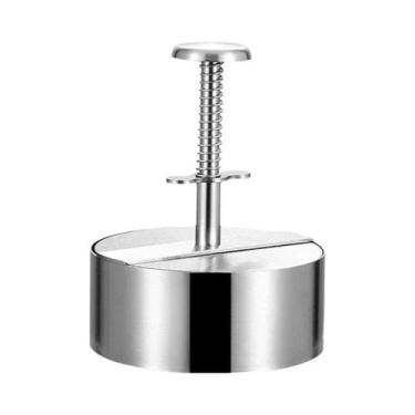 Imagem de Prensa Manual De Hambúrguer Em Aço Inoxidável, Ferramenta De Cozinha P