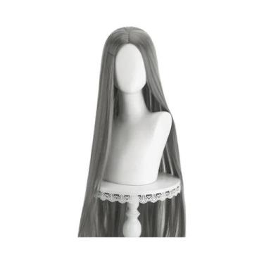 Imagem de Peruca Cosplay Lisa De 40 Polegadas, 24 Estilos, Loiro, Rosa, Vermelho