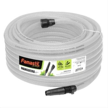 Imagem de Mangueira Kit Jardim Trançada Cristal 10M Famastil