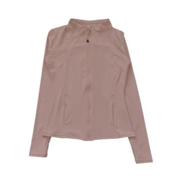 Imagem de Jaqueta Esportiva Feminina De Manga Longa Para Yoga, Corta-Vento, Top 