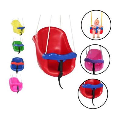 Imagem de Balanço infantil com trava entrega rápida - BATATINHA BRINQUEDOS, Verm