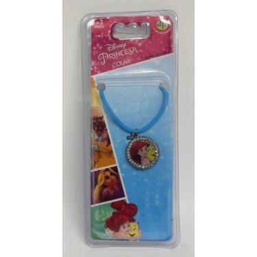 Imagem de Acessórios Colar Pulseira Metálicos Princesas Disney, Colar ariel