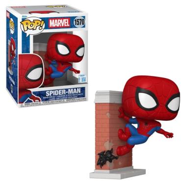 Imagem de Boneco Funko Pop! Premium Marvel - Homem-Aranha na Parede
