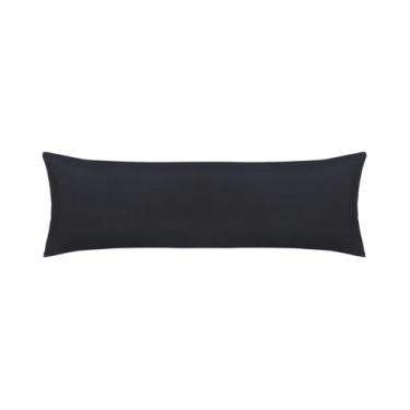 Imagem de Fronha Body Pillow Toque Acetinado Altenburg Preto, UN, Preto
