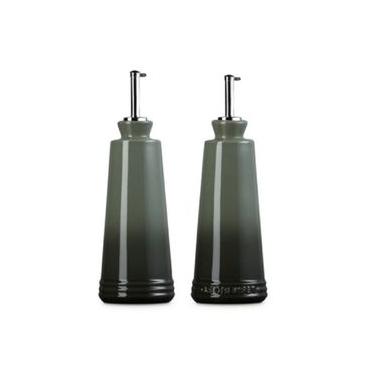 Imagem de CONJUNTO DE GALHETEIRO LE CREUSET SIGNATURE 300ML AZEITE E VINAGRE EM CERÂMICA THYME 80...