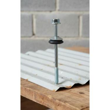 Imagem de Parafuso Telha 5/16x110mm Completo C/ Vedação (100un) - Congratulation