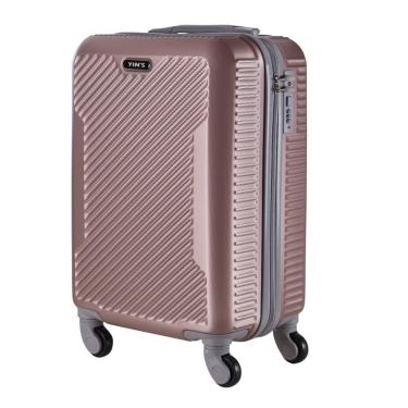Imagem de Malas de Bordo Pequena para Viagem em Abs Yins 21027 Cadeado Integrado Rose