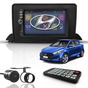 Imagem de Kit Central Multimídia Universal Mp5 2 Din Bt Espelha Hb20 - First Opt