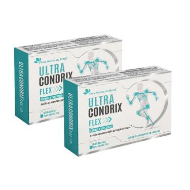 Imagem de Kit 2x Ultra Condtrox Flex Colágeno Tipo II 2x60 cps Flora Nativa-Unissex