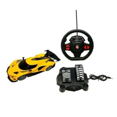 Imagem de Carrinho racing control thunder amarelo multikids