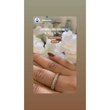 Imagem de Aparador cravejado em zircônias Moeda Antiga - Atalaia Jóias 