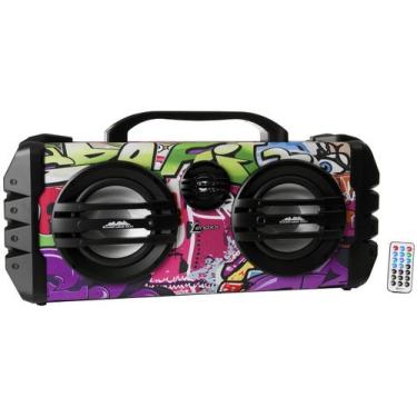 Imagem de Caixa de Som Portátil Lenoxx Sound Wave CA445, 250W, Vermelho, com Blu