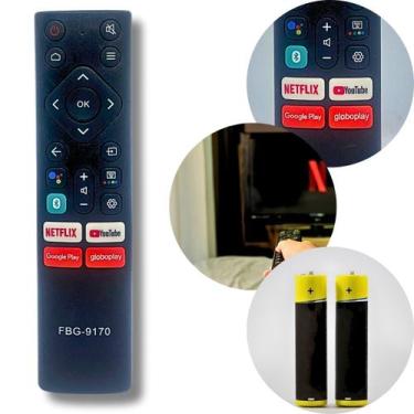Imagem de Kit Controle Compatível Com Smart TVs 4k Panasonic - Pilha - FBG Comer