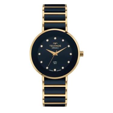 Imagem de Relógio Technos Feminino Ceramic Sapphire Dourado - 2035lmm-1a