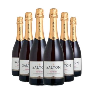 Imagem de Kit 6 Espumante Salton Demi Sec 750ml