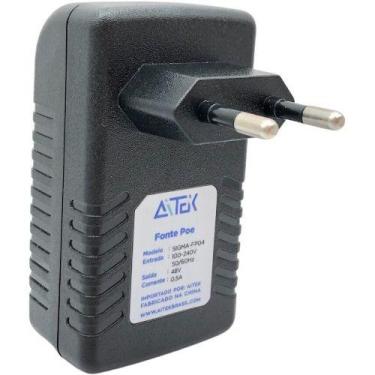 Imagem de Fonte Poe Lan Compacta 48v 0.5a Conector Rj45 - MB