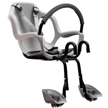 Imagem de Cadeirinha freebike infantil para bike aro 29 com cinto - POJDA, Cinza
