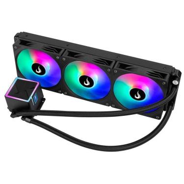 Imagem de Water Cooler Gamer Rise Mode Black, ARGB Rainbow, 360mm, AMD e Intel, Preto - RM-WCB-03...