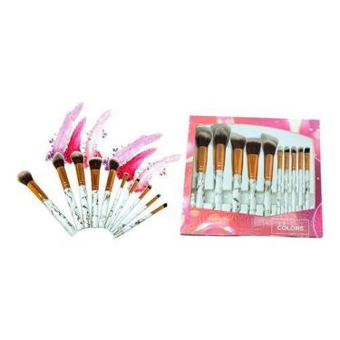 Imagem de Kit 10 Pincéis Maquiagem Pincel Profissional - Bello Charme