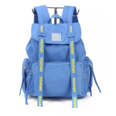 Imagem de Mochila Juvenil Luxcel Up4you Rosa - Costas Escolar, Azul