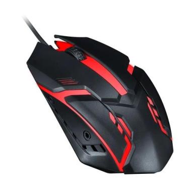 Imagem de Mouse Óptico Gamer RGB 1200DPI com fio TOMATE MMO-G03